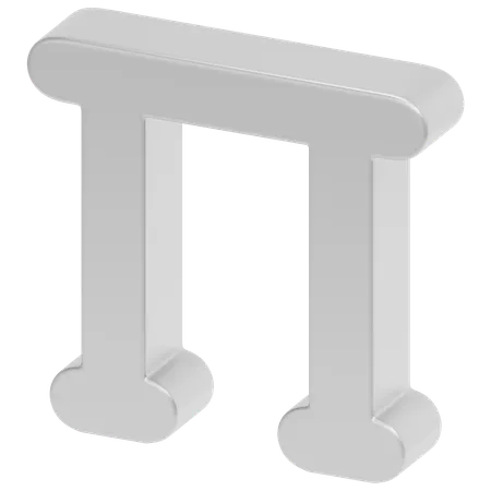 Pi  3D Icon