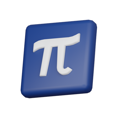 Pi  3D Icon