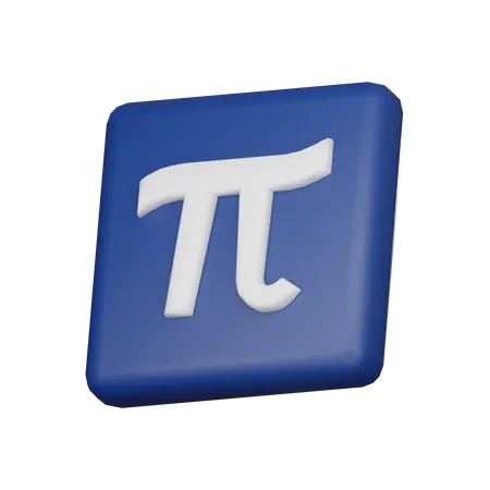 Pi  3D Icon
