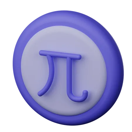 Pi  3D Icon
