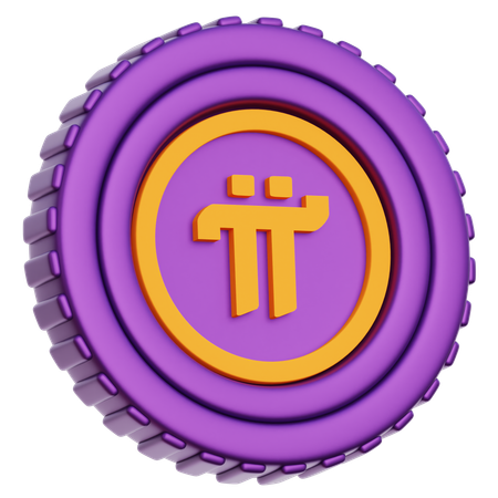 PI Coin  3D Icon
