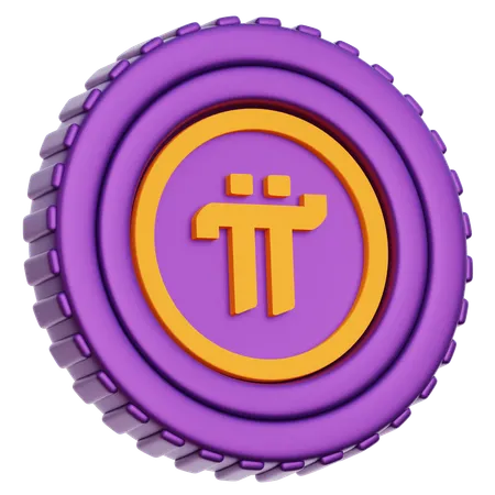 PI Coin  3D Icon