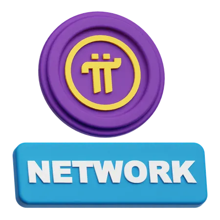 Pi Network  3D Icon