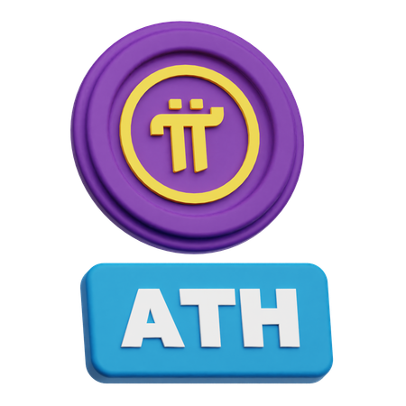 Pi Network Ath  3D Icon