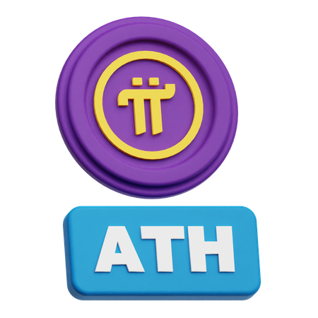 Pi Network Ath  3D Icon