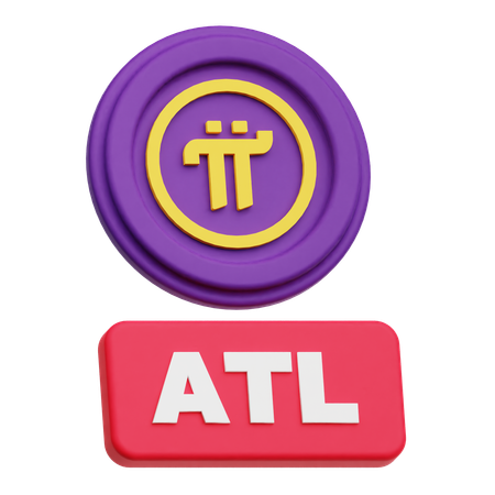 Pi Network Atl  3D Icon