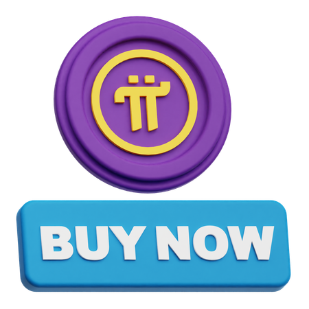 Pi Network Buy Now  3D Icon