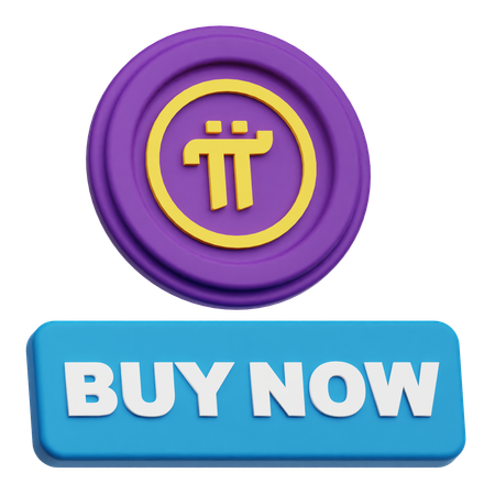 Pi Network Buy Now  3D Icon