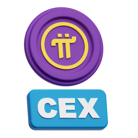 Pi Network Cex  3D Icon