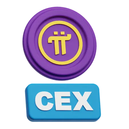 Pi Network Cex  3D Icon