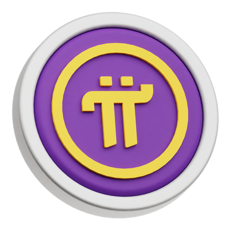 パイネットワークコイン  3D Icon