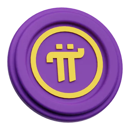 Pi Network Coin  3D Icon