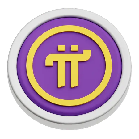 Pi Network Coin  3D Icon
