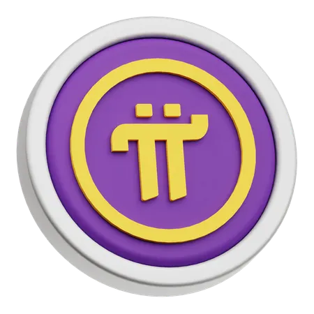 Pi Network Coin  3D Icon