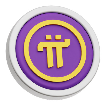 Pi Network Coin  3D Icon