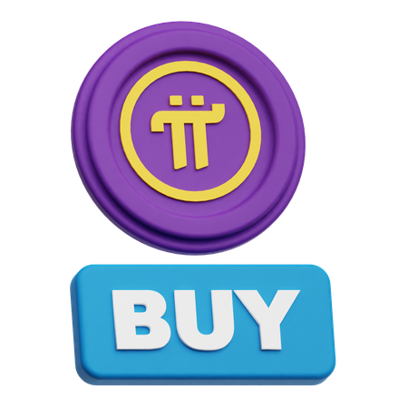 Pi Network Coin Buy  3D Icon