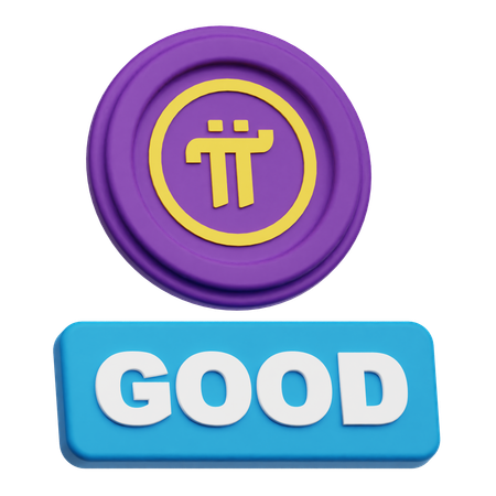 Pi Network Coin Good  3D Icon