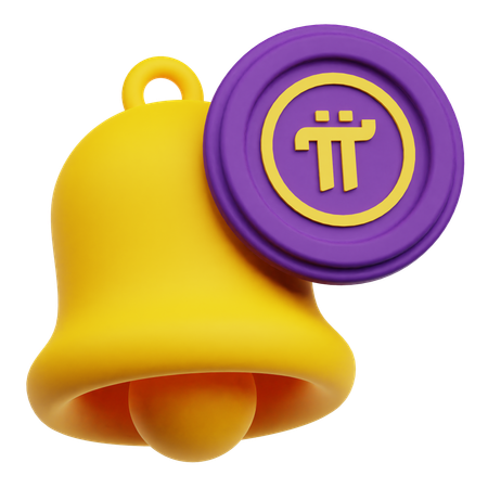 Pi Network Coin Notification  3D Icon