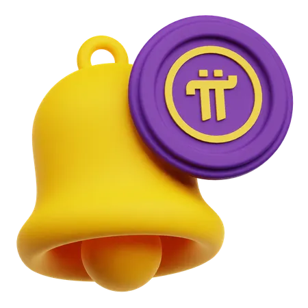Pi Network Coin Notification  3D Icon
