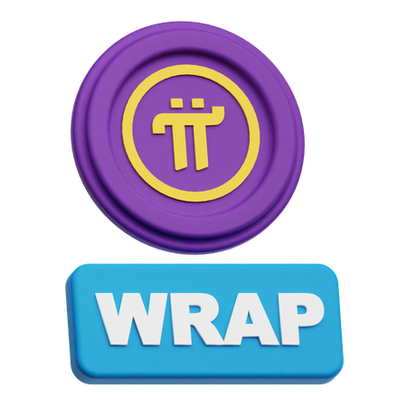 Pi Network Coin Wrap  3D Icon