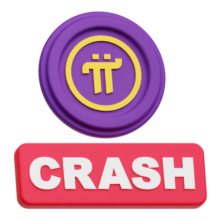Pi Network Crash  3D Icon