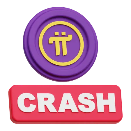 Pi Network Crash  3D Icon