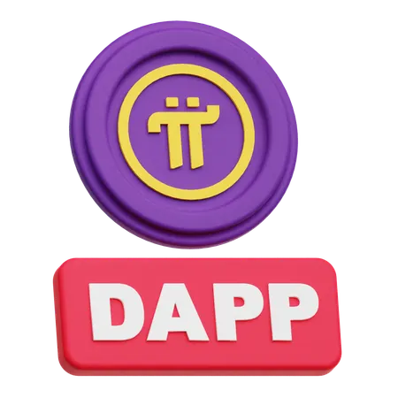 Pi Network Dapp  3D Icon