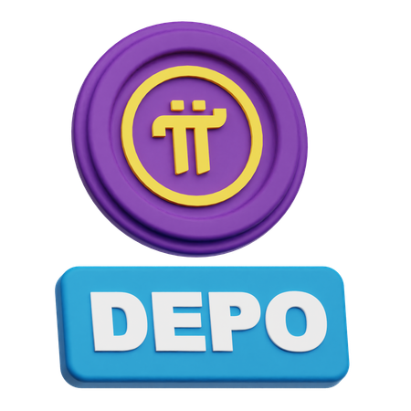 Pi Network Depo  3D Icon