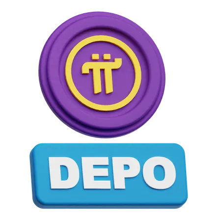 Pi Network Depo  3D Icon