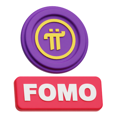 Pi Network Fomo  3D Icon