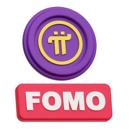 Pi Network Fomo  3D Icon