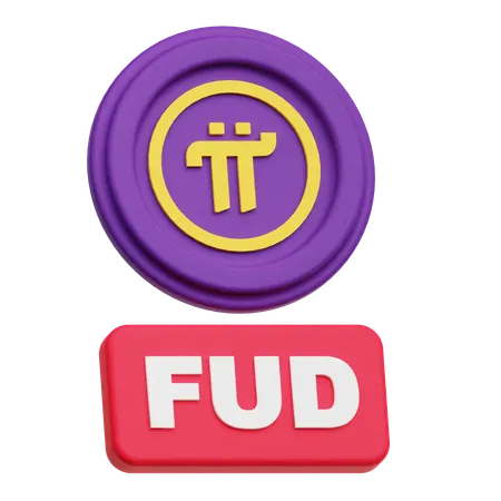 Pi Network Fud  3D Icon