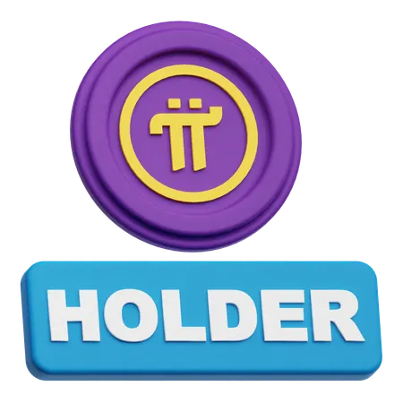 Pi Network Holder  3D Icon