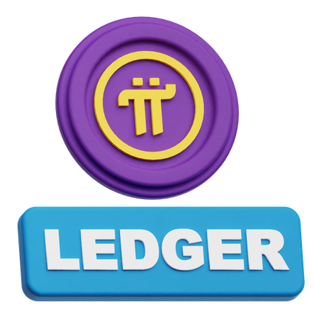 Pi Network Ledger  3D Icon