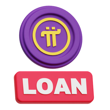 Pi Network Loan  3D Icon