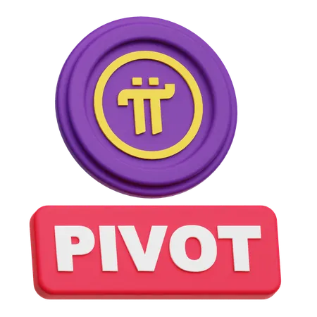 Pi Network Pivot  3D Icon