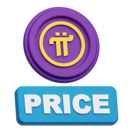 Pi Network Price  3D Icon