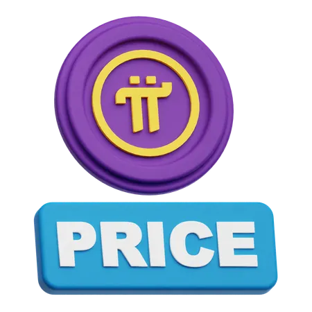 Pi Network Price  3D Icon
