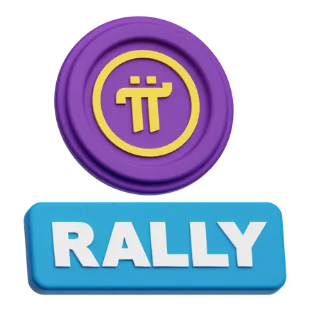 Pi Network Rally  3D Icon