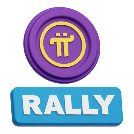 Pi Network Rally  3D Icon