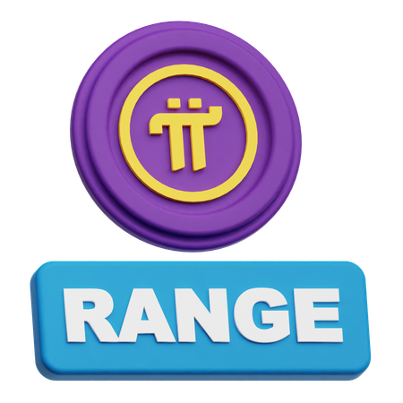 Pi Network Range  3D Icon