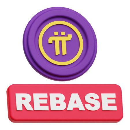 Pi Network Rebase  3D Icon