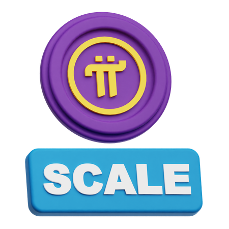 Pi Network Scale  3D Icon
