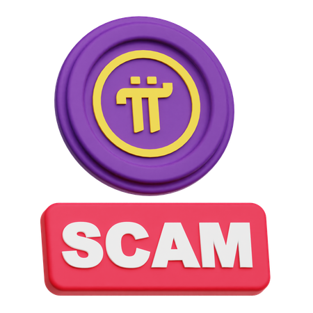 Golpe da rede pi  3D Icon
