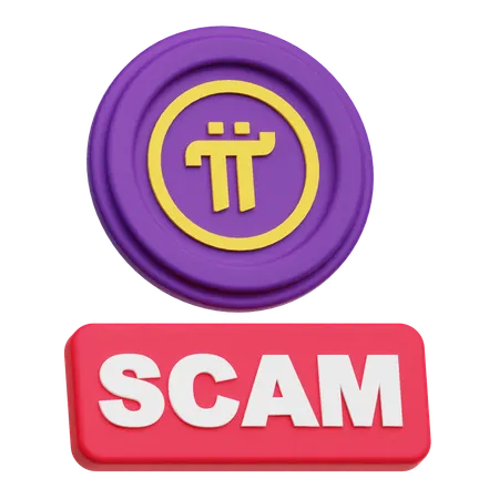 Golpe da rede pi  3D Icon