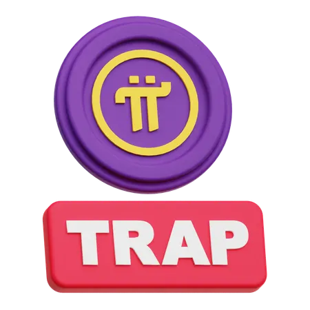 Pi Network Trap  3D Icon