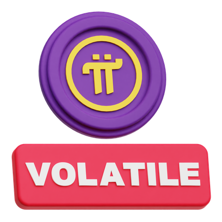 Pi Network Volatile  3D Icon