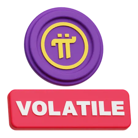Pi Network Volatile  3D Icon