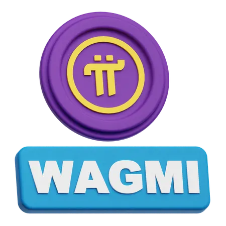 Pi Network Wagmi  3D Icon