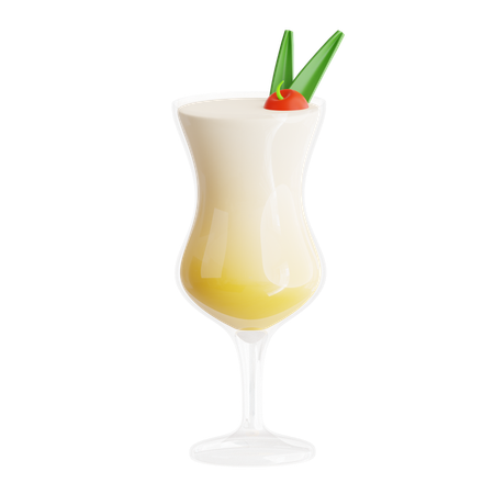 Pia Colada  3D Icon